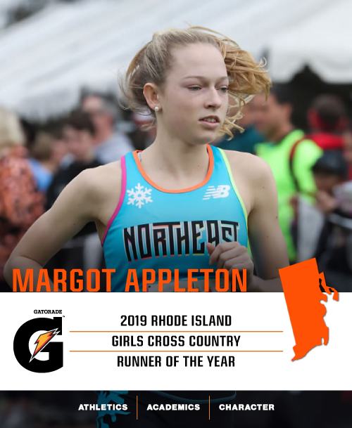 Margot Appleton Gatorade RI Runner of Year